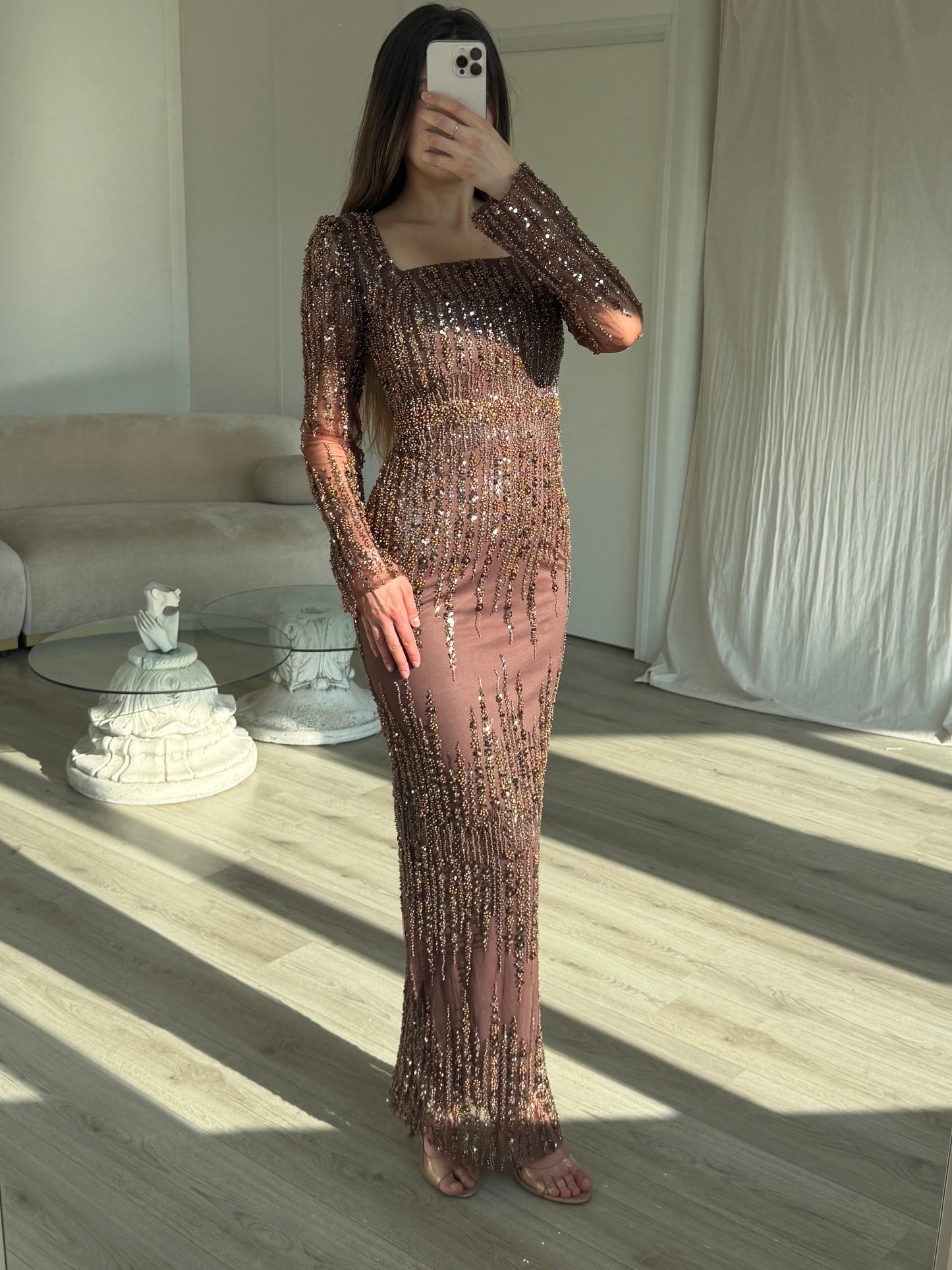 The Mirsu dress brown