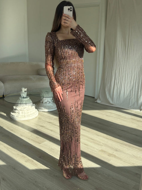 The Mirsu dress brown