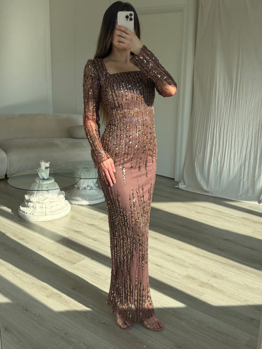 The Mirsu dress brown