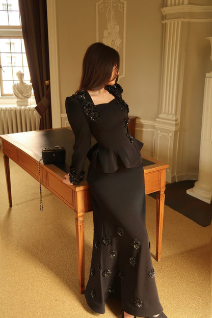The Eliana suit black
