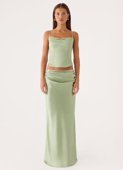 Belle Chime Bustier - Sage