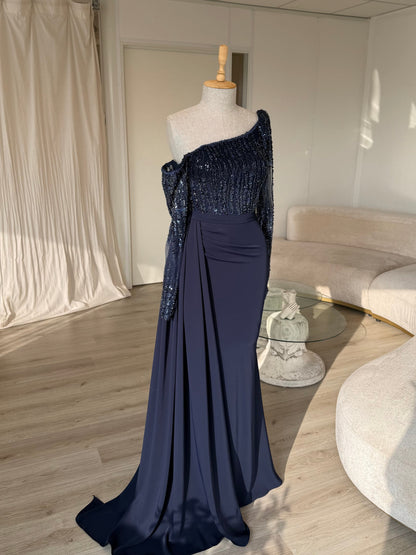 The Rüya dress navy blue