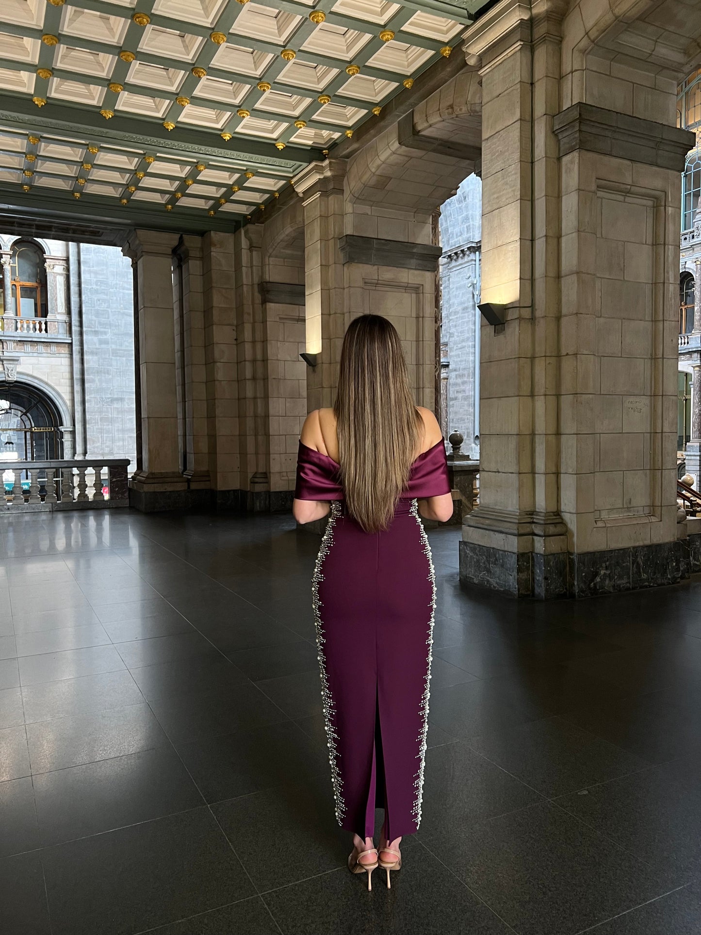 The Meral dress purple