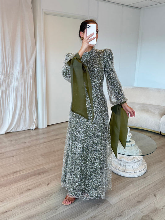 The Denira dress khaki