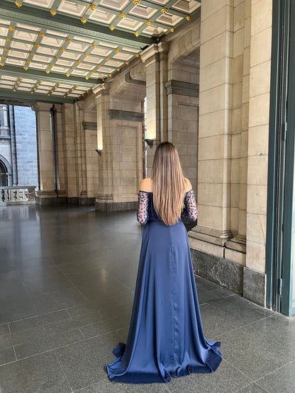 The Asiya dress blue