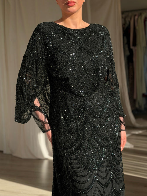The Lusen dress black