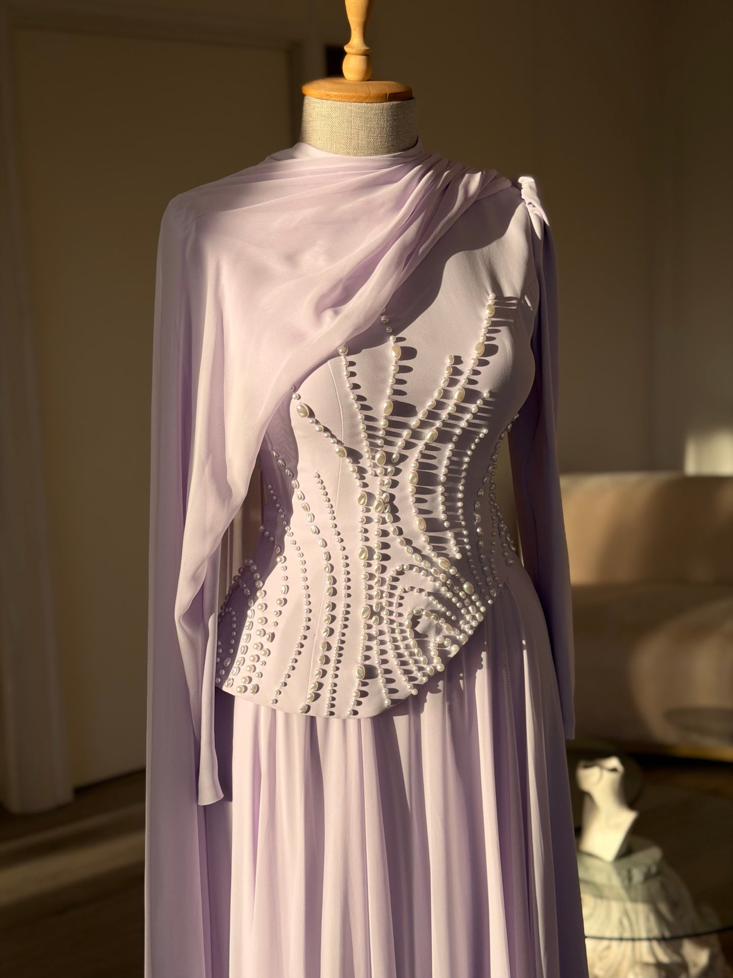 The Camellia dress lilac