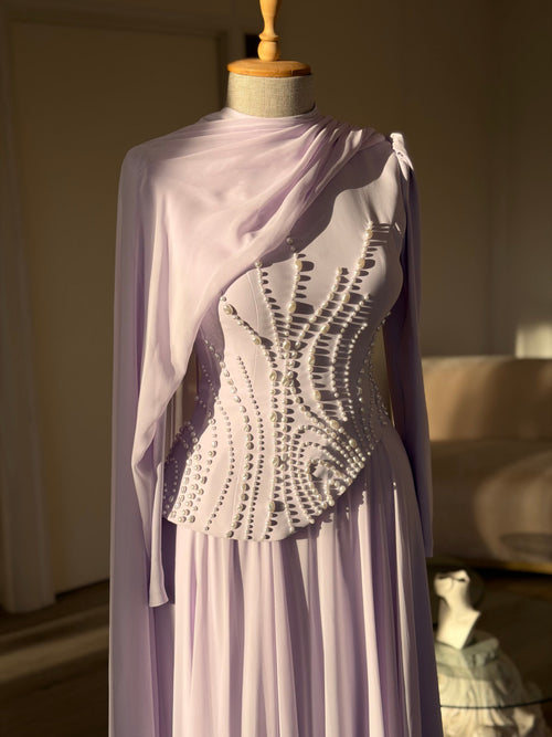 The Camellia dress lilac