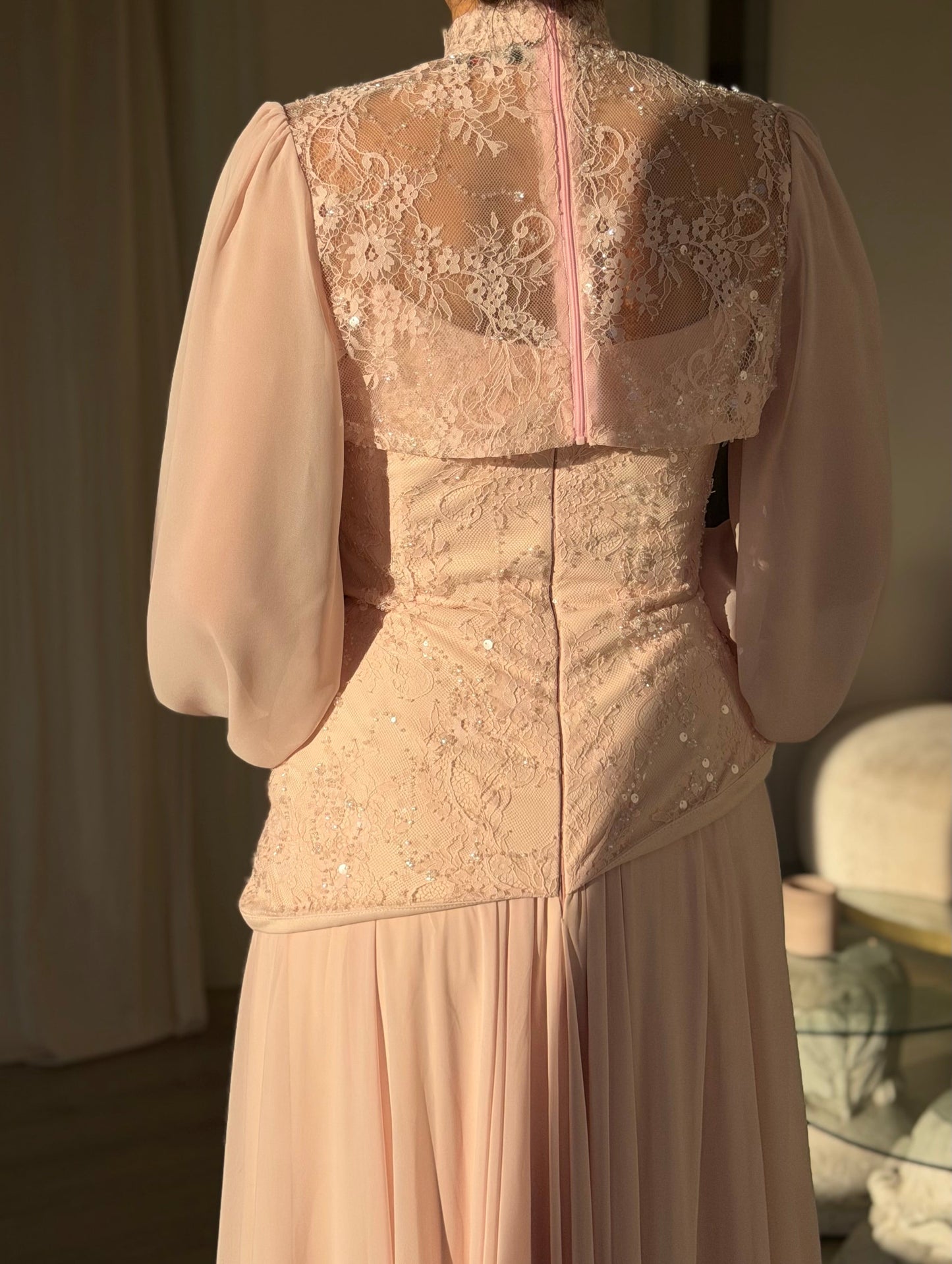 The Lovira dress soft pink