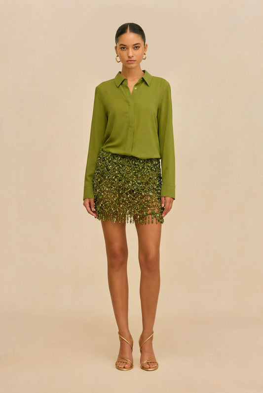 IDALIA SKIRT - DEEP PASTURE