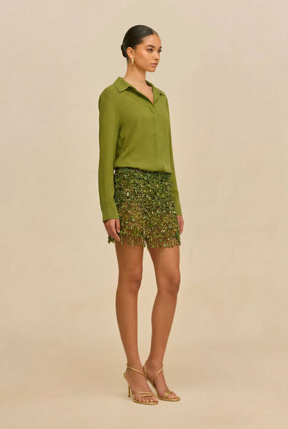 IDALIA SKIRT - DEEP PASTURE