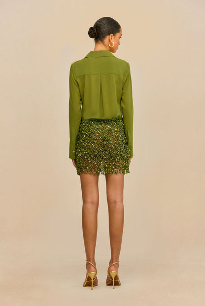 IDALIA SKIRT - DEEP PASTURE