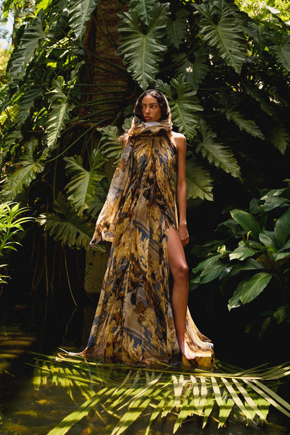 EMMITT GOWN - WILD DAHLIA