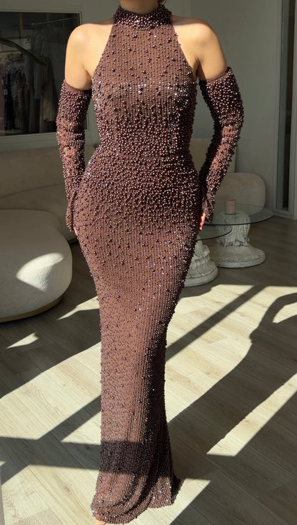 The Sará dress brown