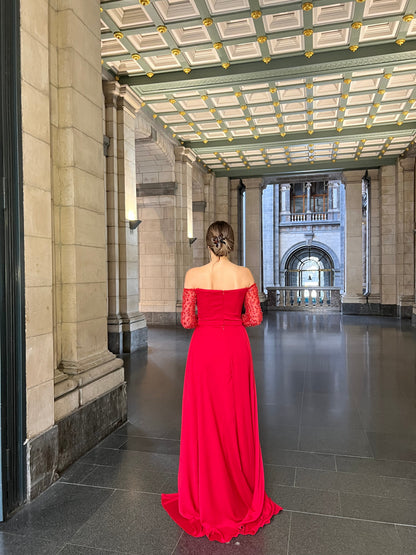 The Asiya dress red