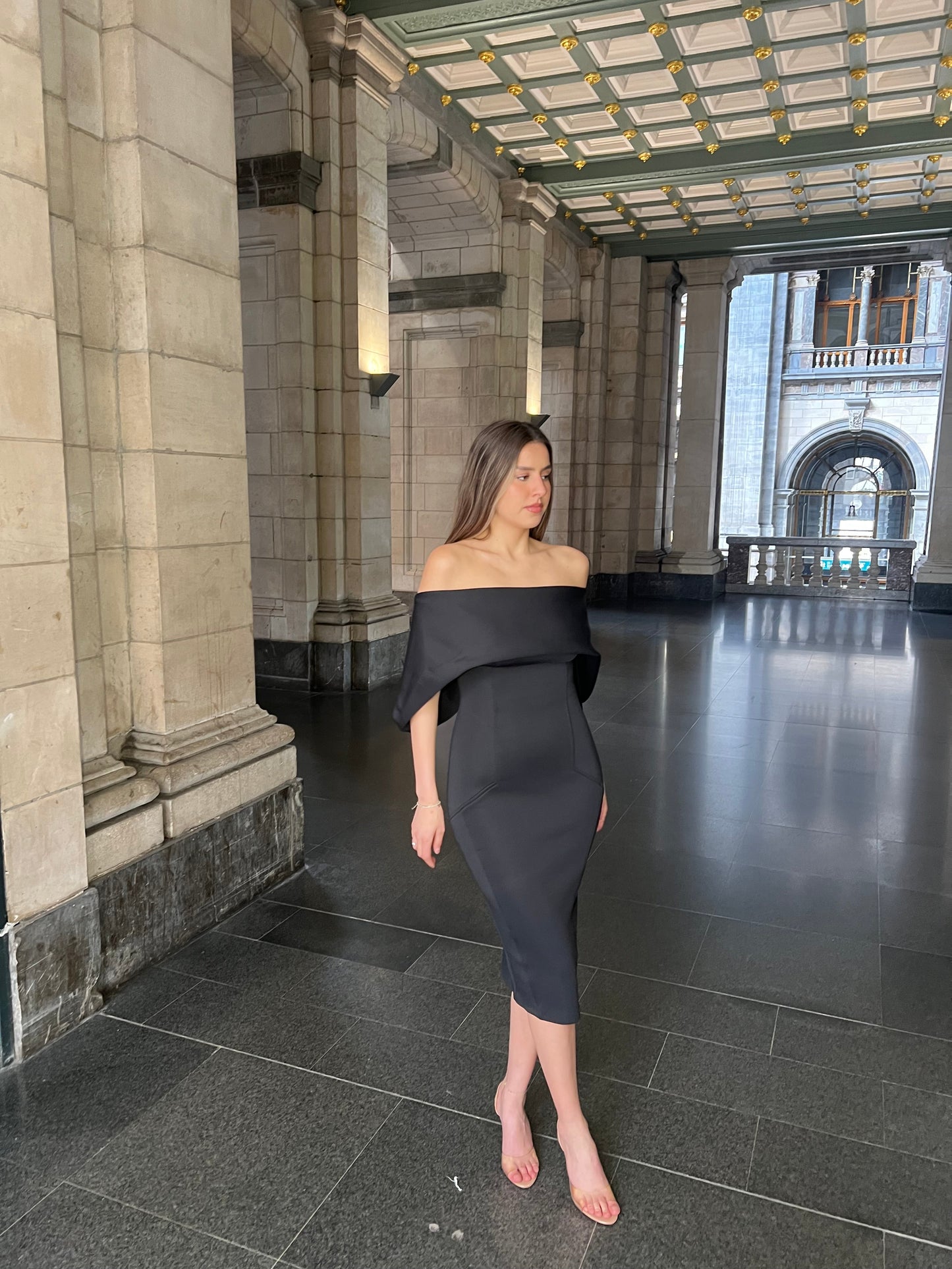 The Marielle dress black