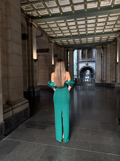 The Coco dress green