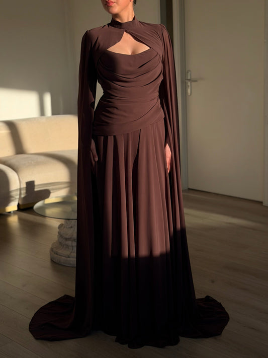 The Mislana dress brown