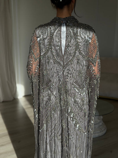 The Denala dress grey