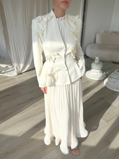 The Butterfly suit ivory