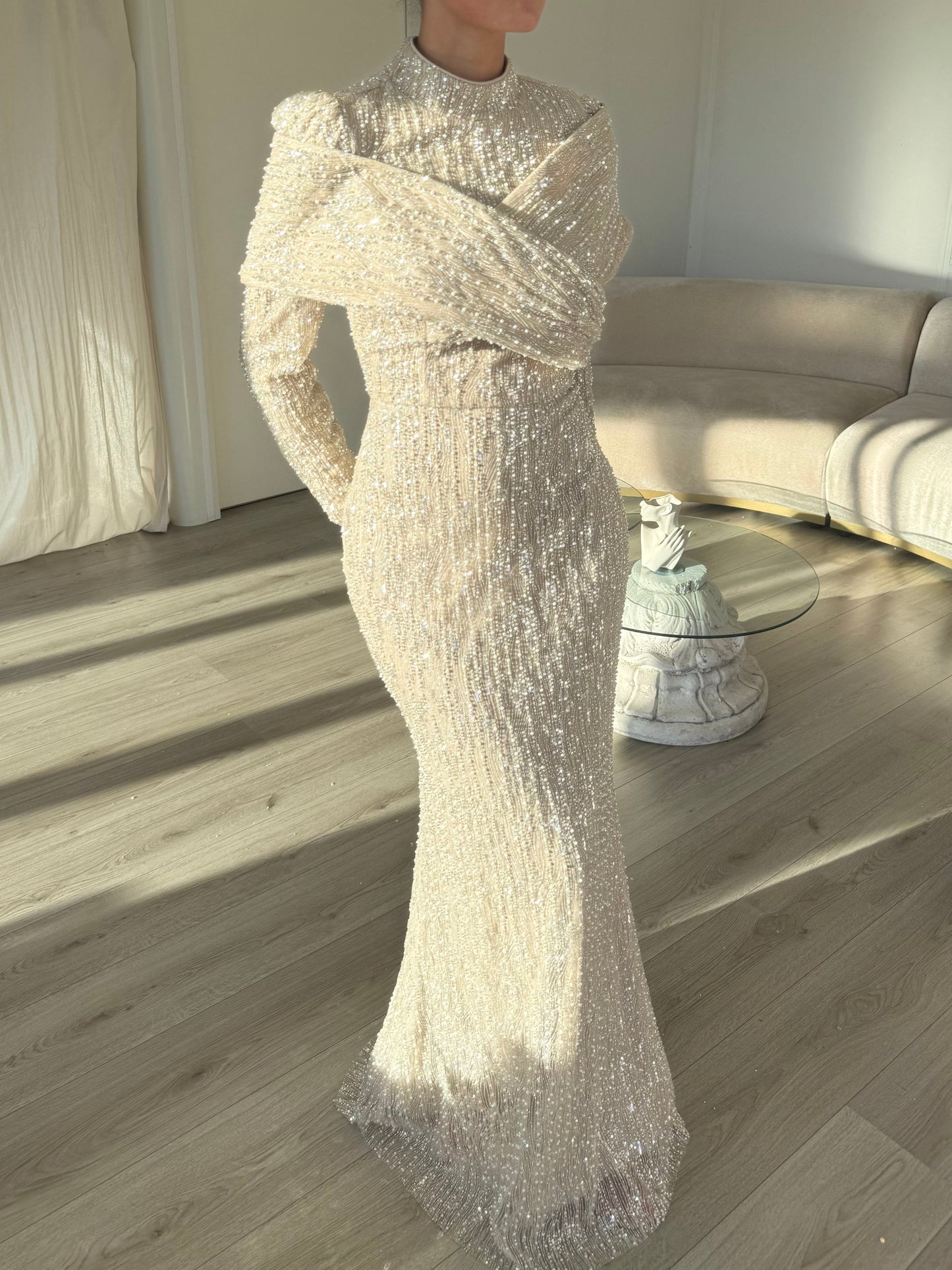 The Venor dress beige