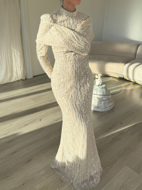 The Venor dress beige