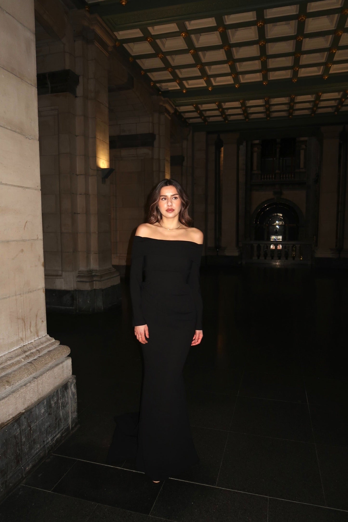 The Mihra dress black