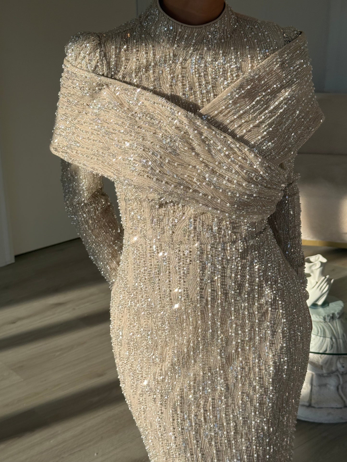 The Venor dress beige