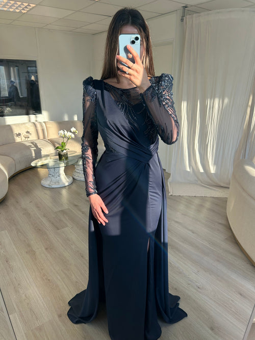 The Sura dress blue