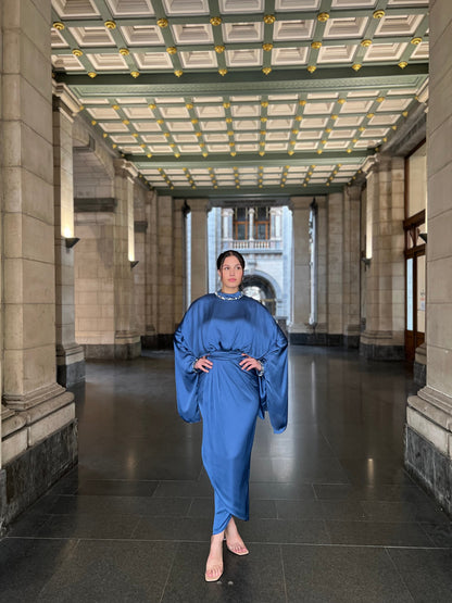The Doa dress blue