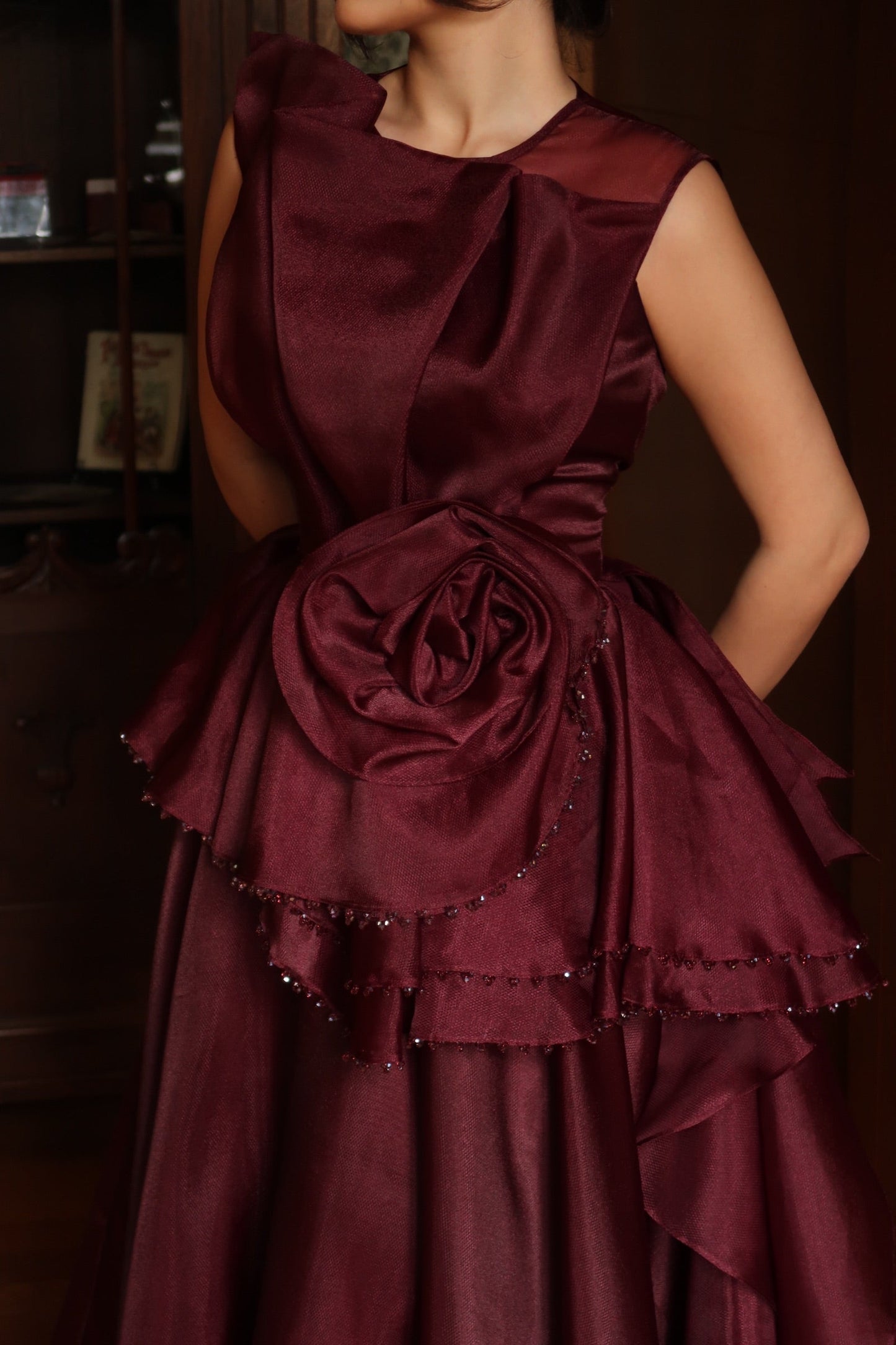 The Florence dress plum