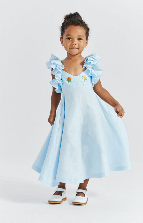 GIRL'S DEMRE DRESS (SOMETHING NAVY)