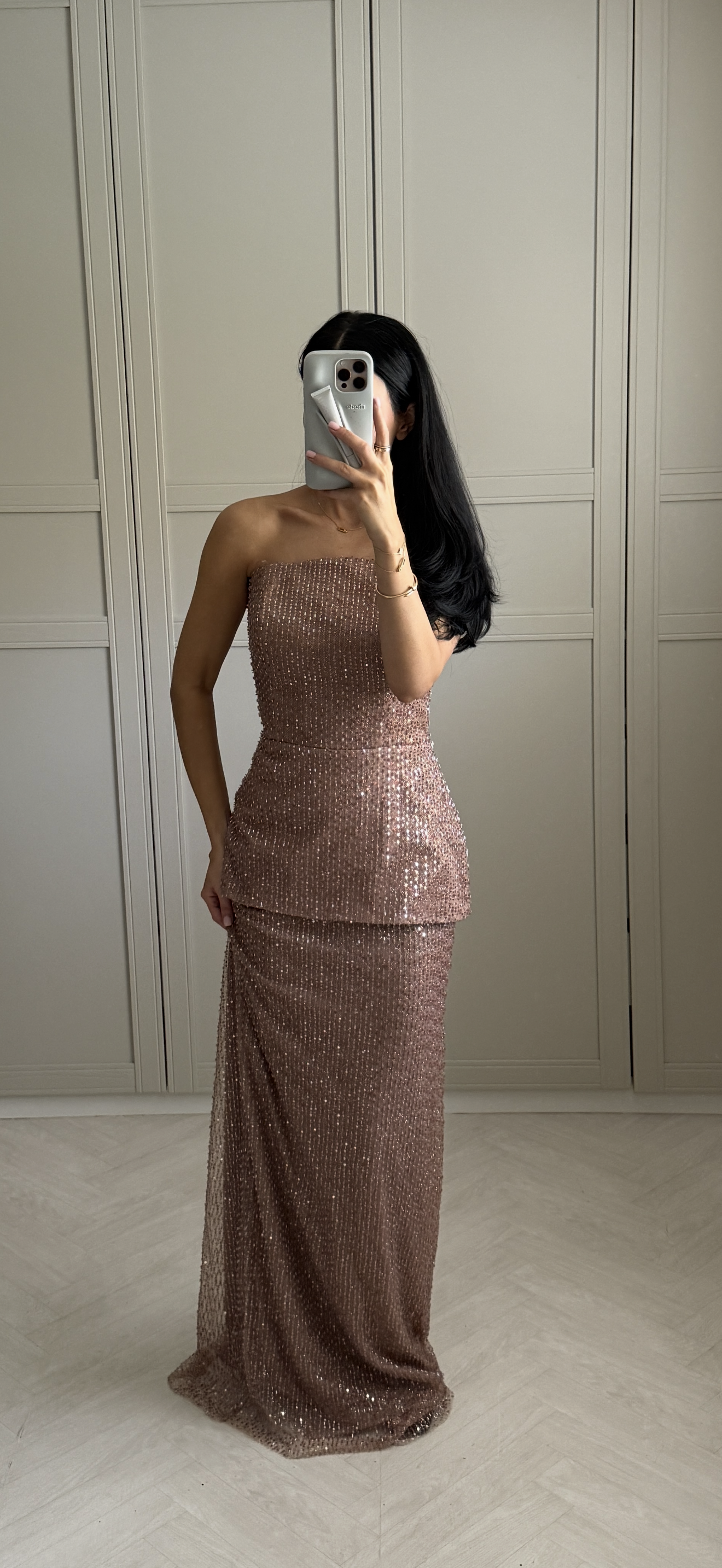 The Shahen two pieces set beige