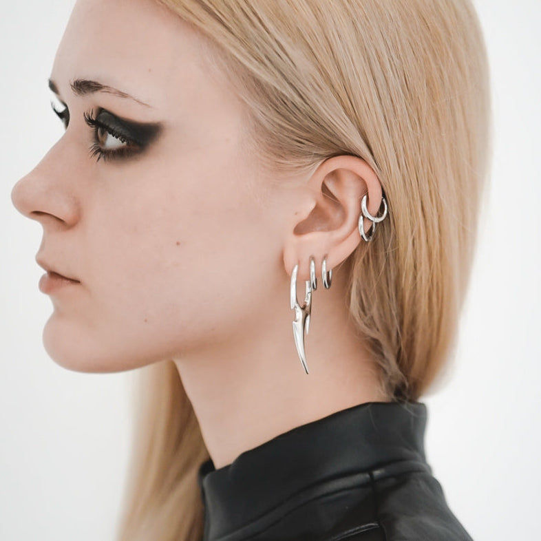 BLADE ARC EARRINGS