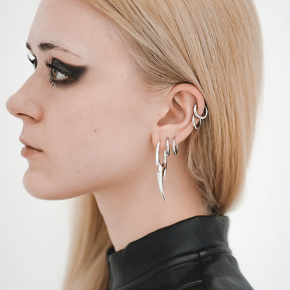 BLADE ARC EARRINGS