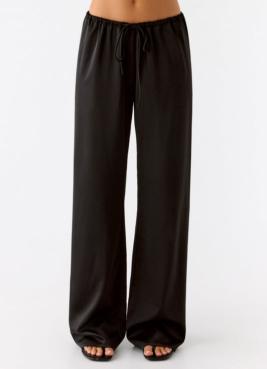 Deacon Low Rise Pants - Black