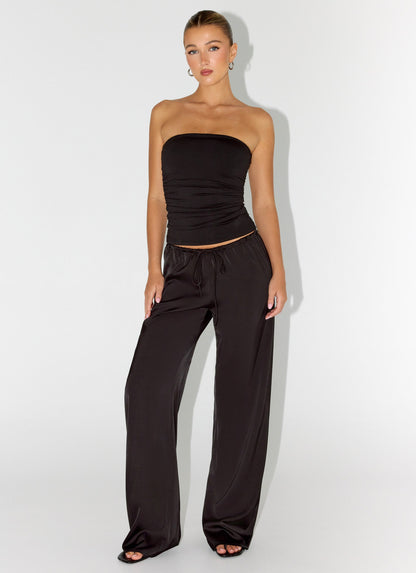 Deacon Low Rise Pants - Black
