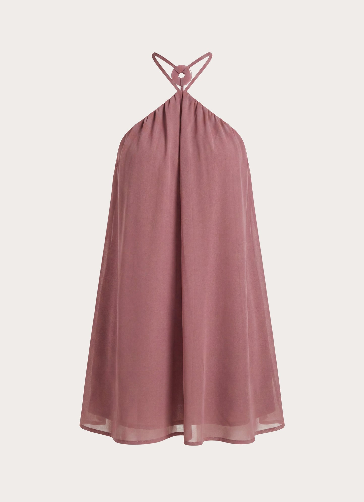 Donar Mini Dress - Mocha Mousse