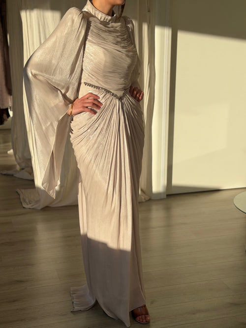 The Sofina dress beige
