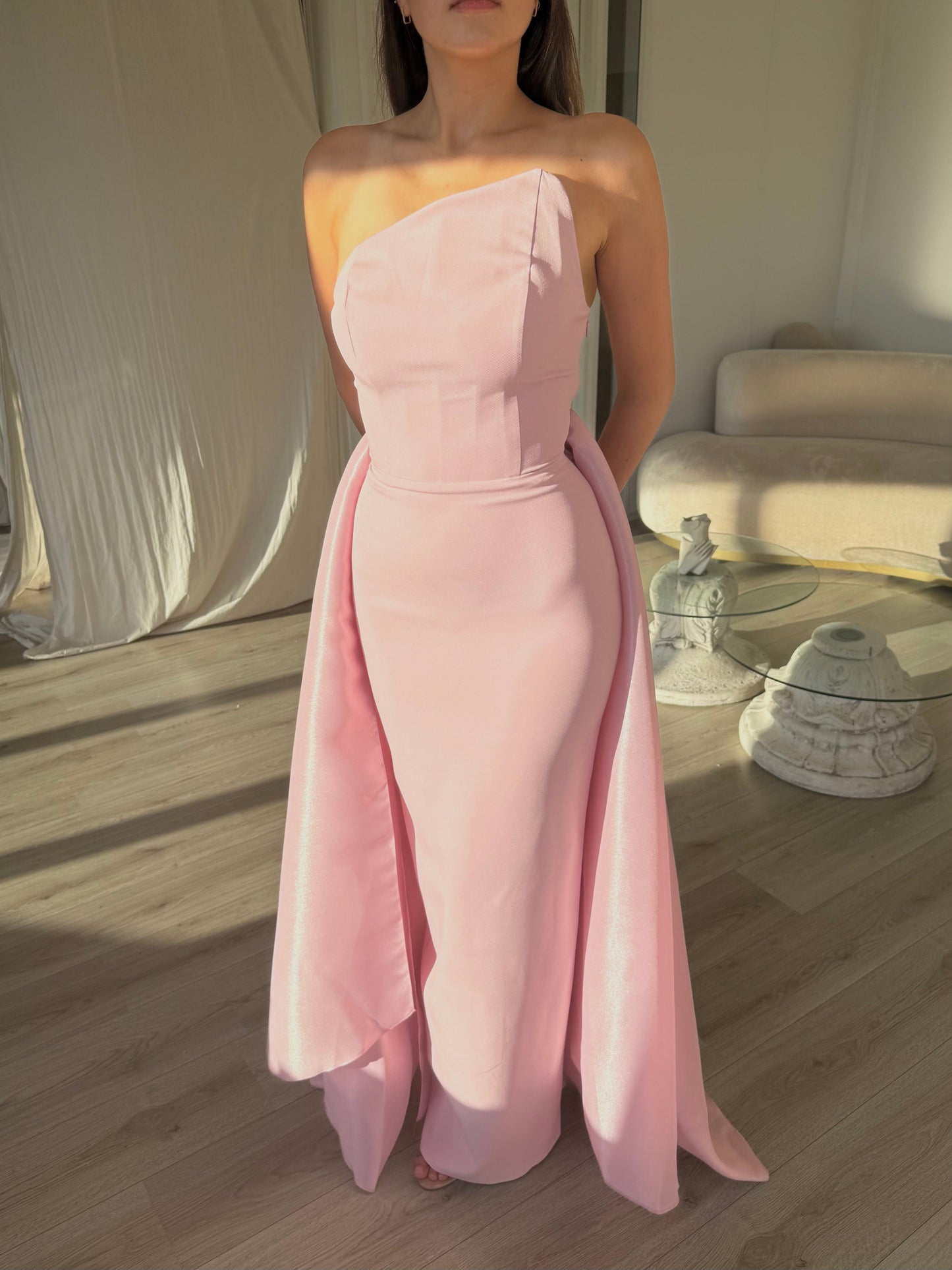 The Aselya dress soft pink