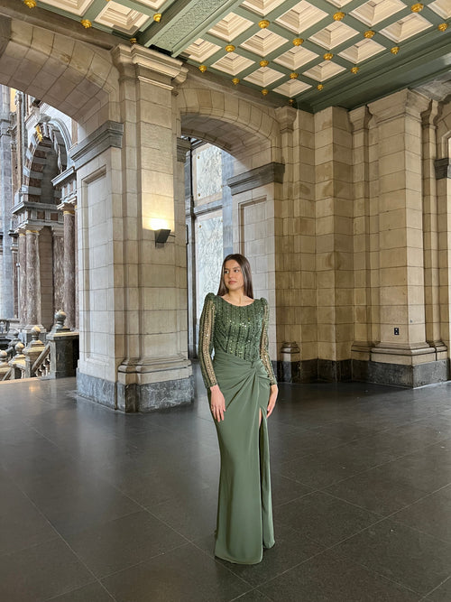 The Anna dress khaki