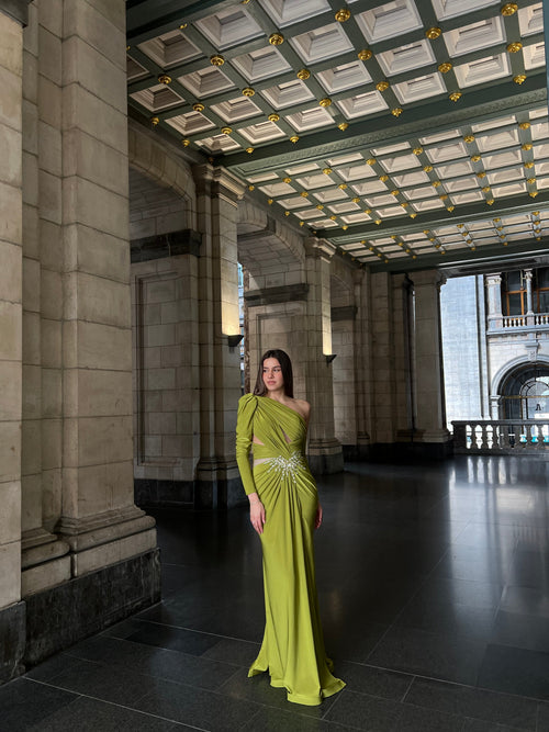 The Melissa dress green