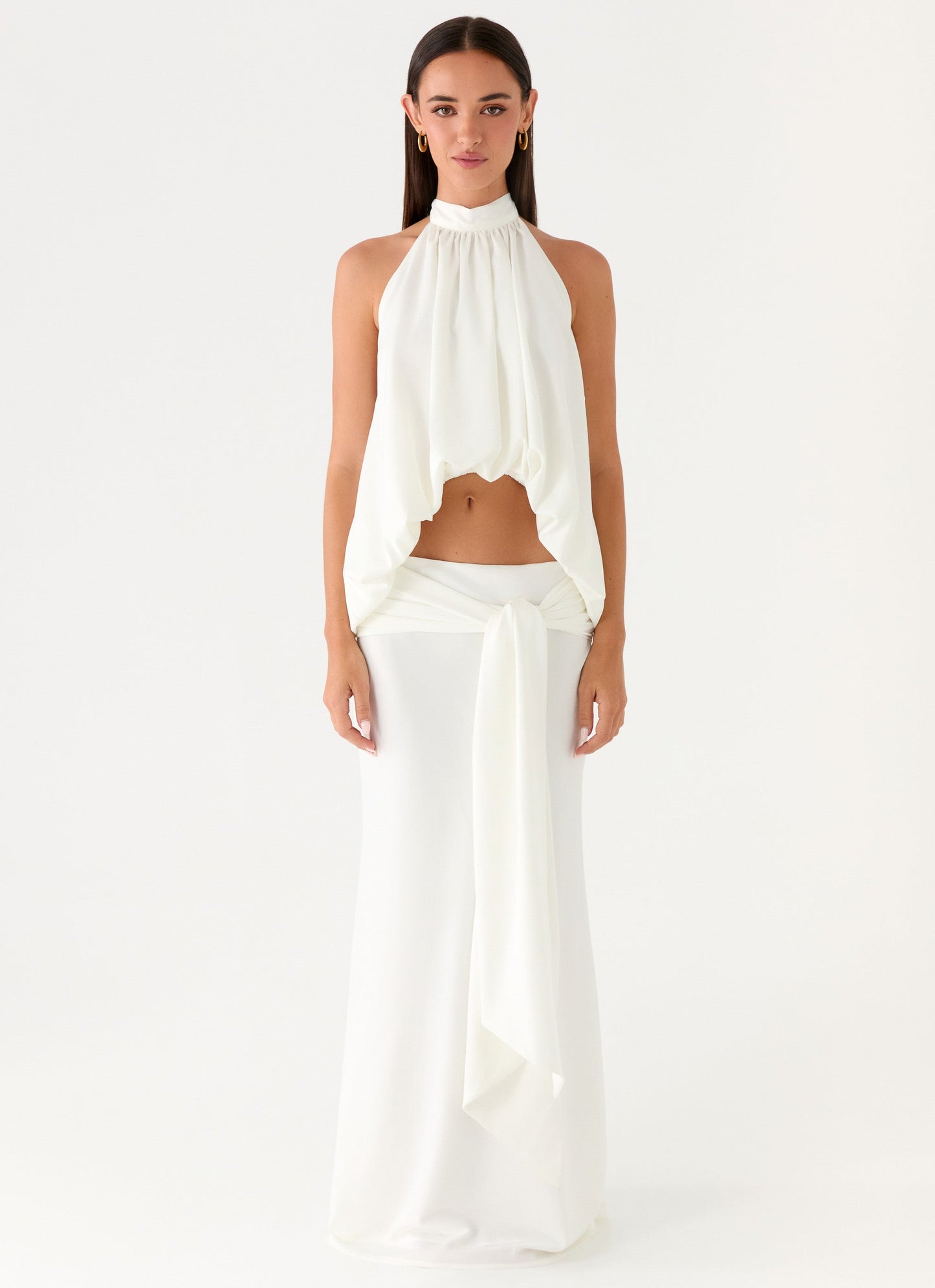 Eirlys Maxi Skirt - White
