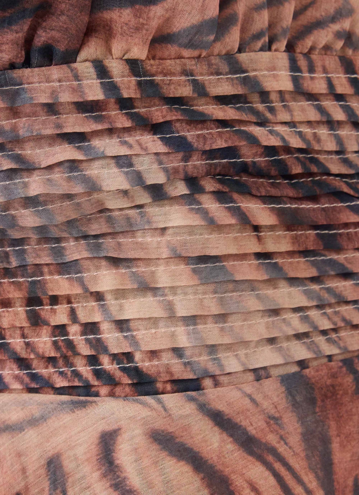 Elisana Mini Dress - Golden Tiger