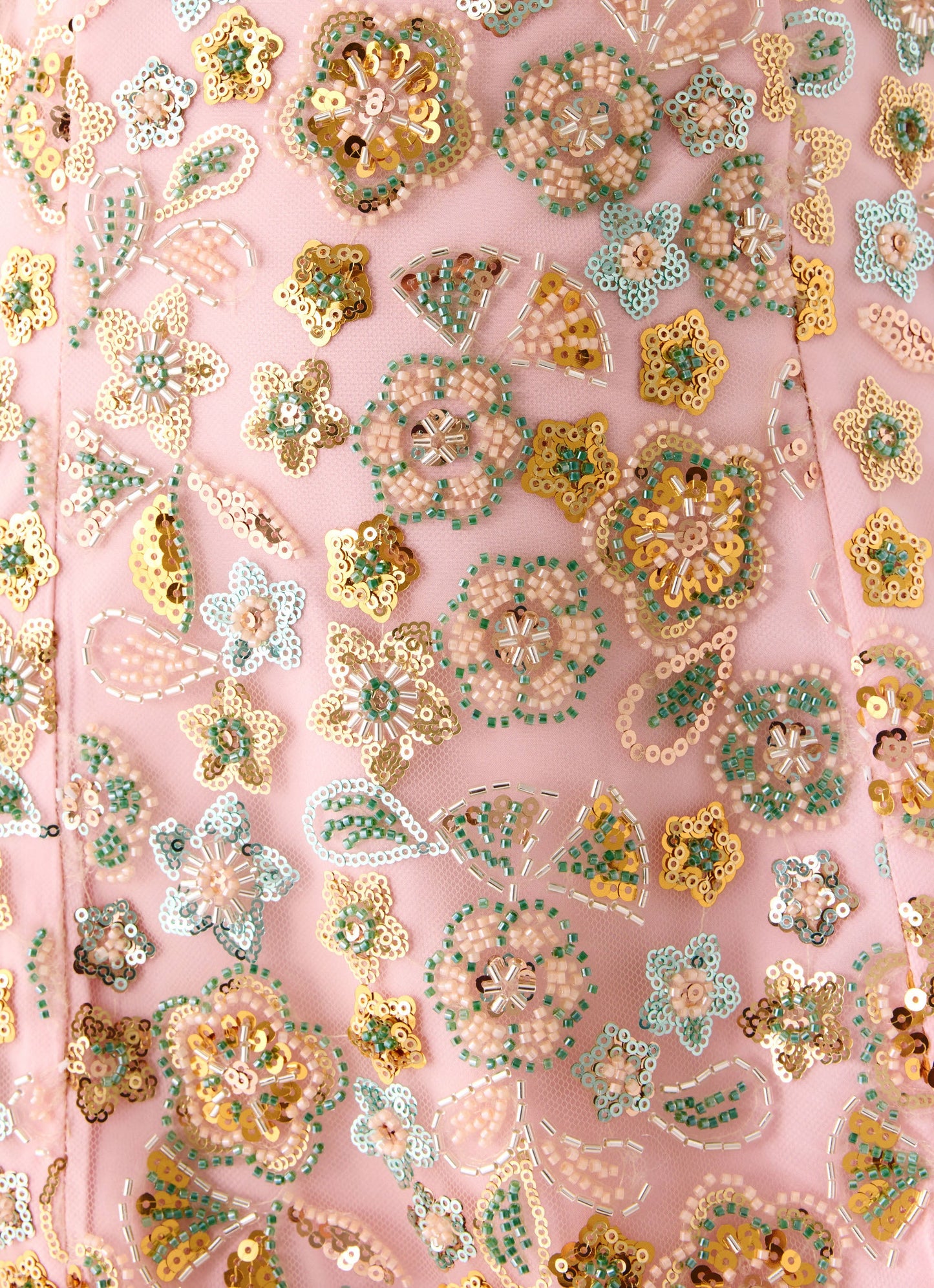 Ellerie Beaded Mini Dress - Pink