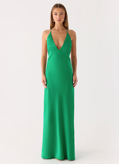 Esmeray Maxi Dress - Emerald Green