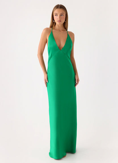Esmeray Maxi Dress - Emerald Green