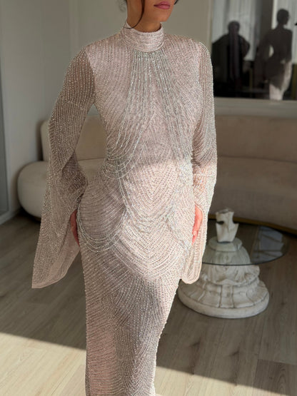 The Belise dress soft pink