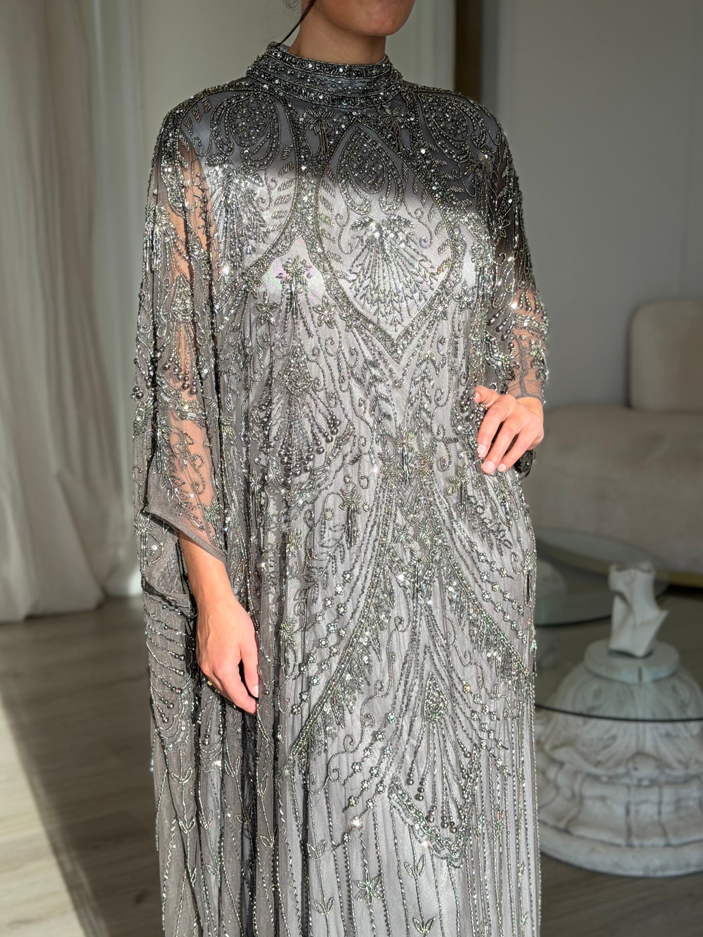 The Denala dress grey