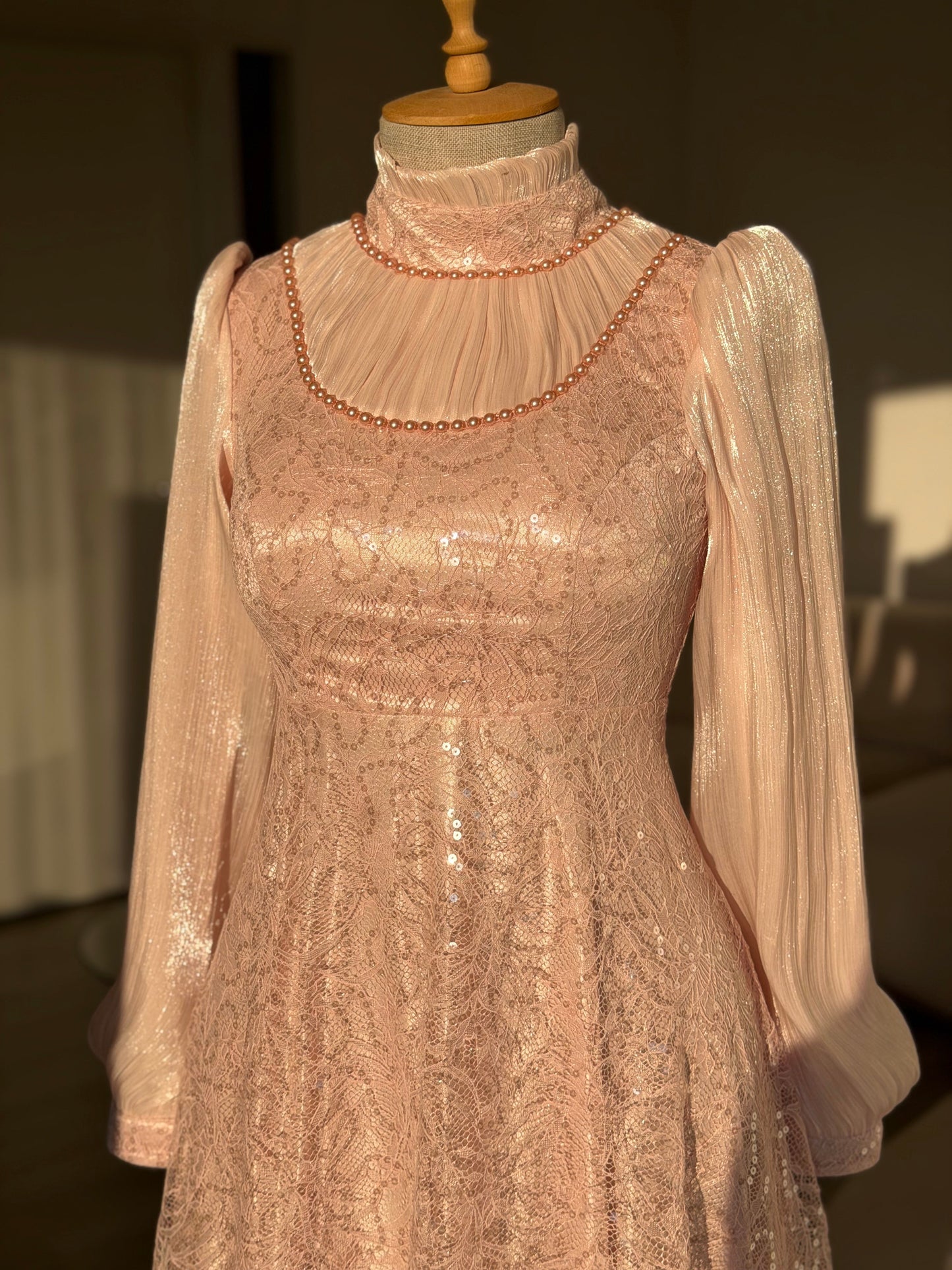 The Mislina dress soft pink